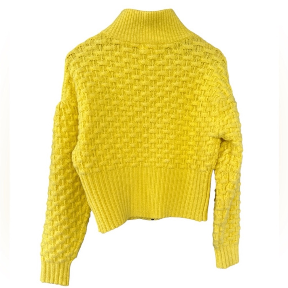 Maeve by Anthropologie Textured Chunky Knit Cropped Sweater Jacket - Picture 2 of 16